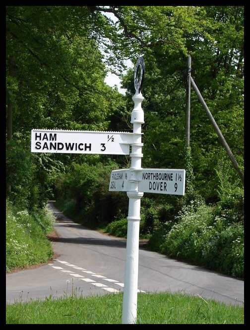 Ham Sandwich: two villages in Kent, UK