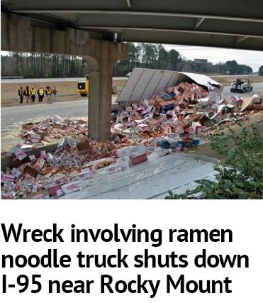 Wow, that is like $42.00 worth or Ramen, just ruined.