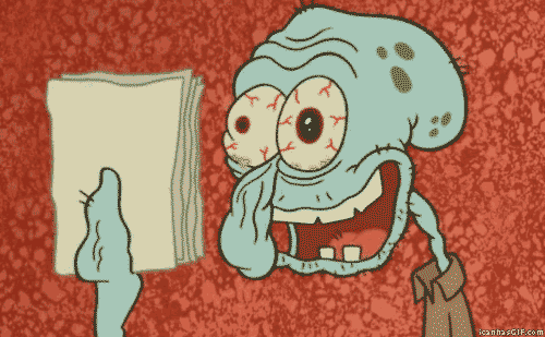 When you finish a paper at 5 am.