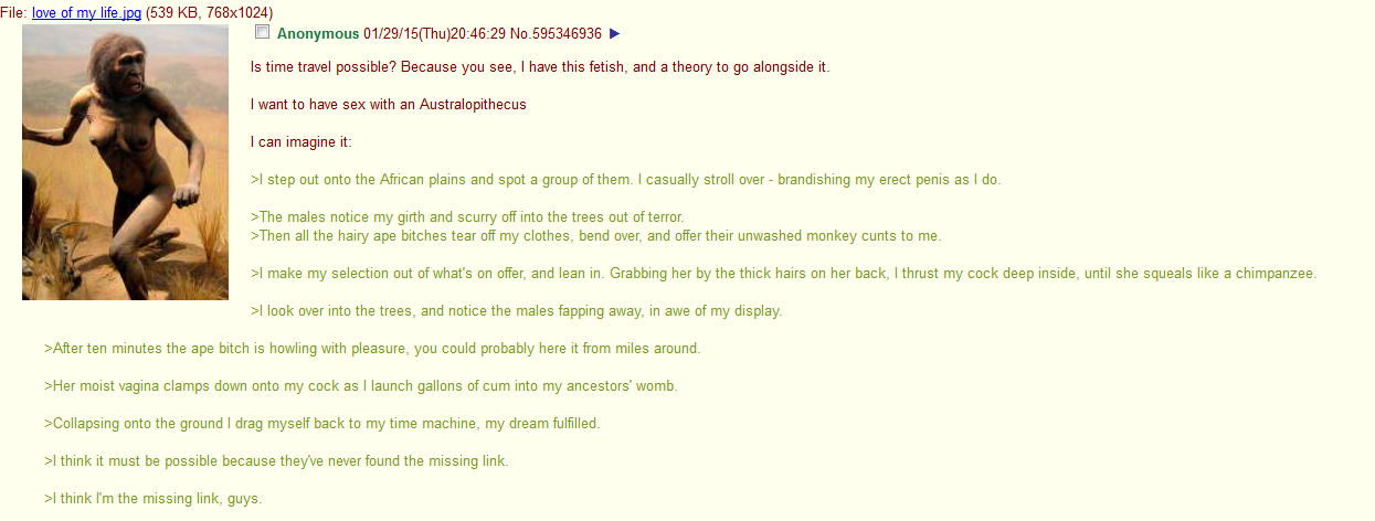 Anon solves the mystery of the missing link