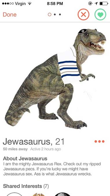 Ass is what jewasaurus wrecks