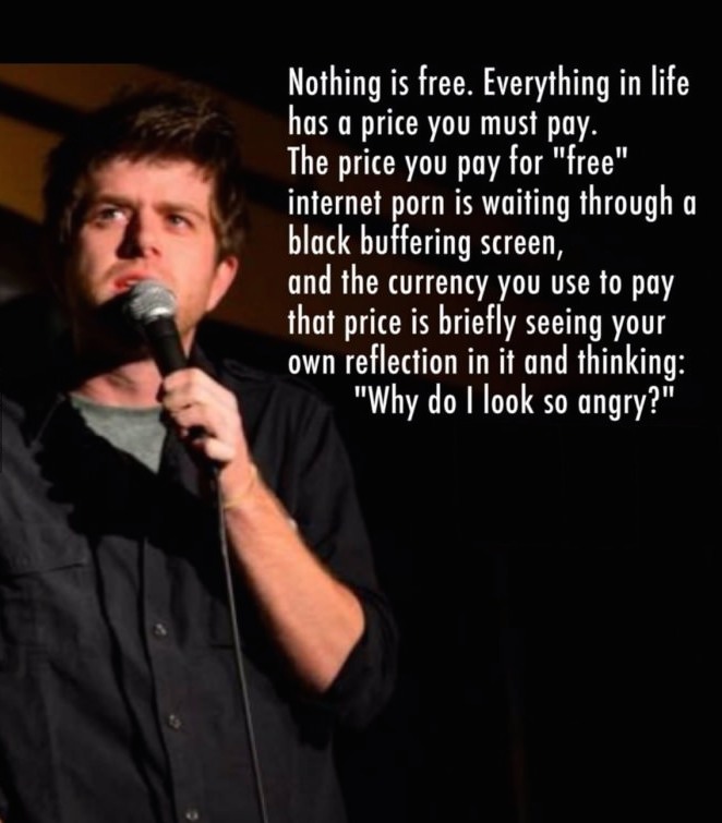 Free porn isn't free.