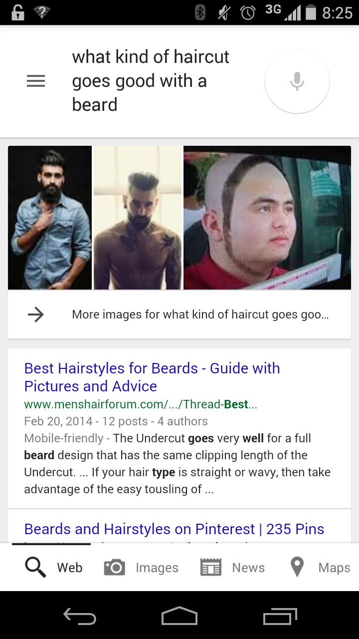 Th...thanks Google, but I'll not go with option number three.