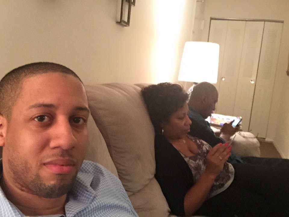 This older generation...always on their phones. *shakes head*