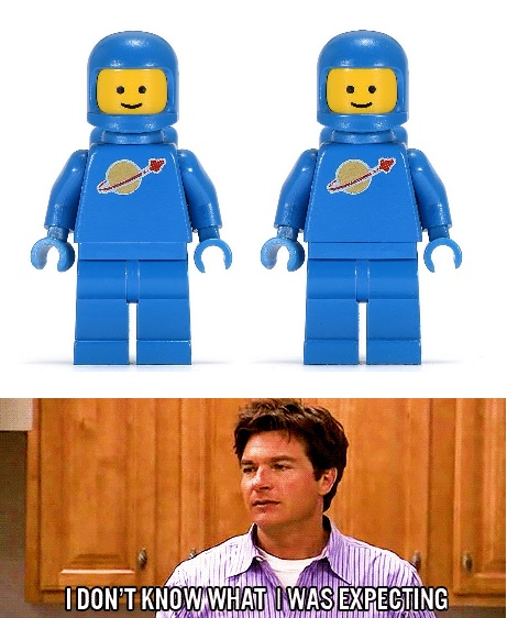 Male & Female Lego Astronauts from 1980's