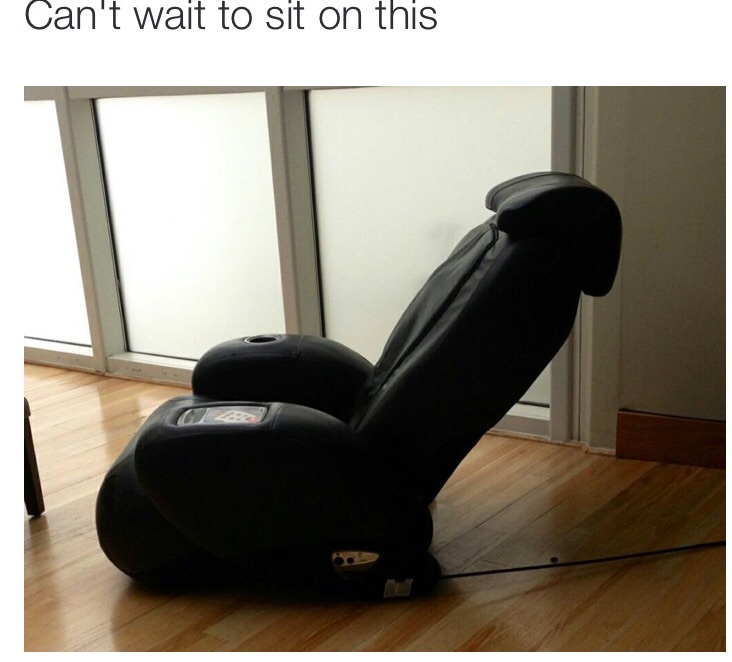 This is a chair for ***s