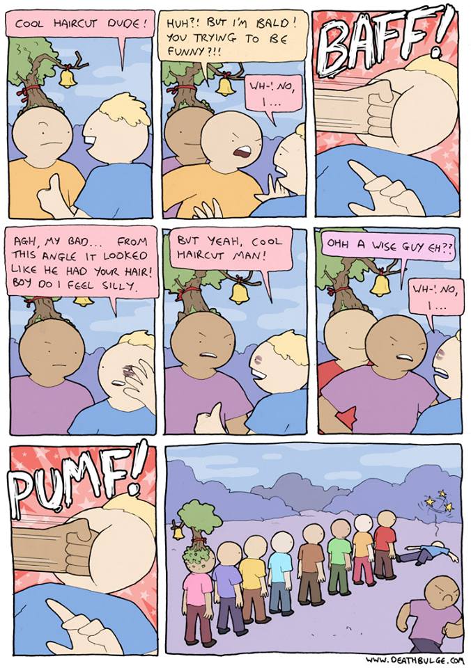 Atleast he did not forget the punch line