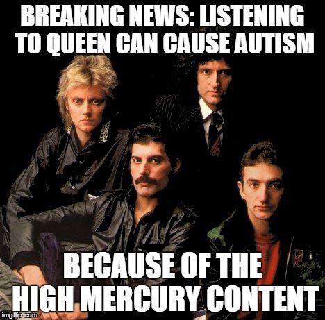 Queen's music linked to autism