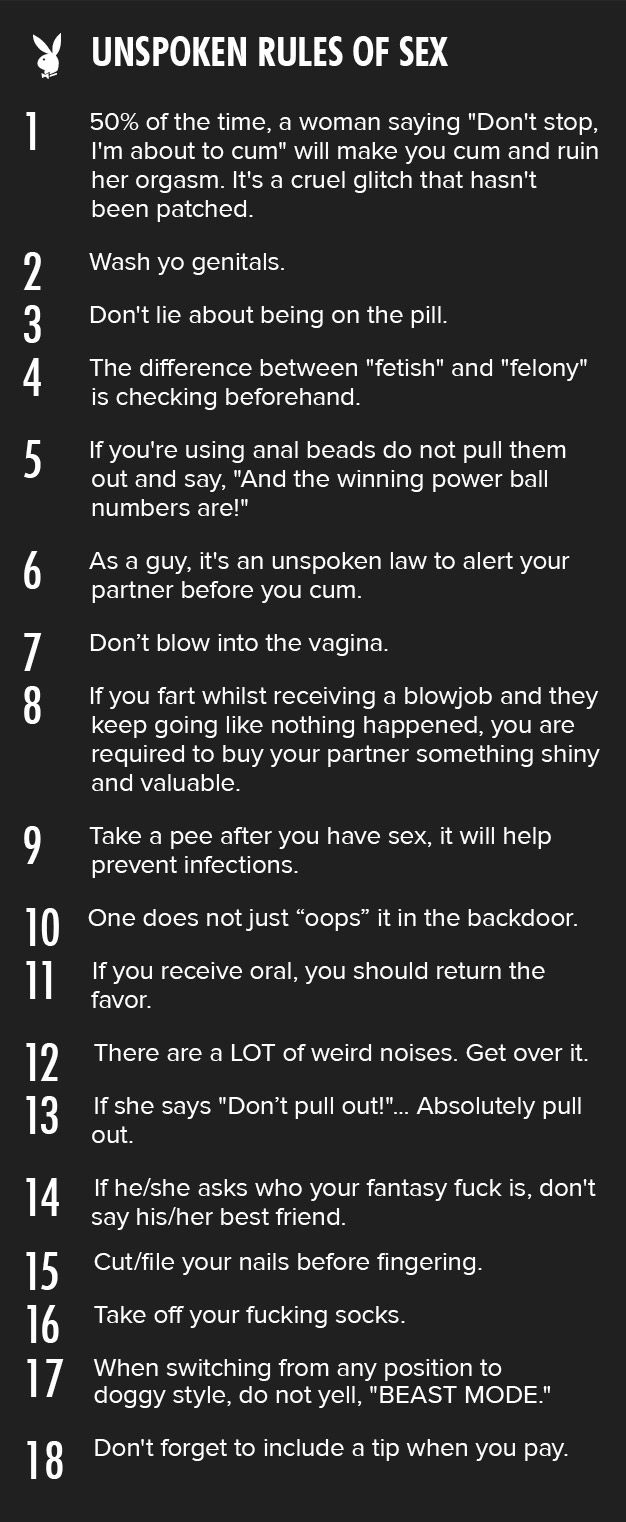 Playboy's Unspoken Rules of Sex