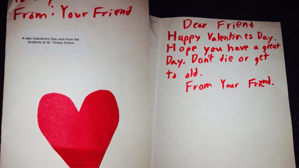 Valentine's Day at the nursing home...
