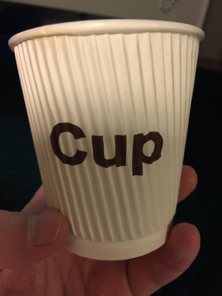 Thankfully, the hotel labeled it.