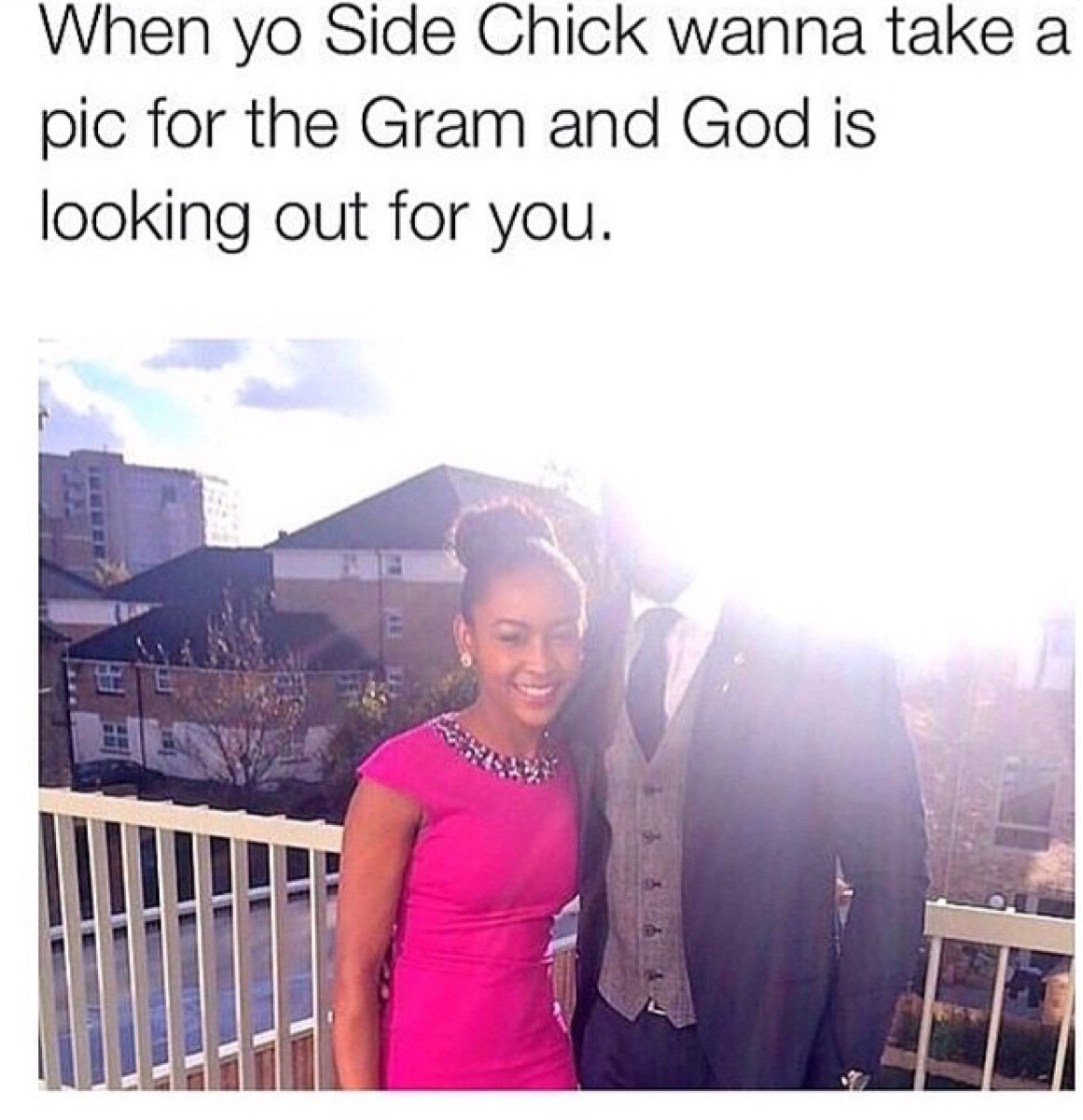 God lookin out for a hustler