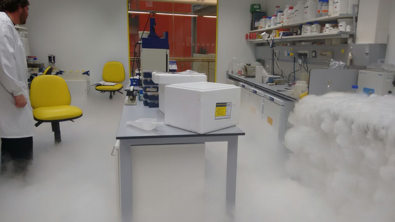 So, we let the dry ice get away from us a little bit...