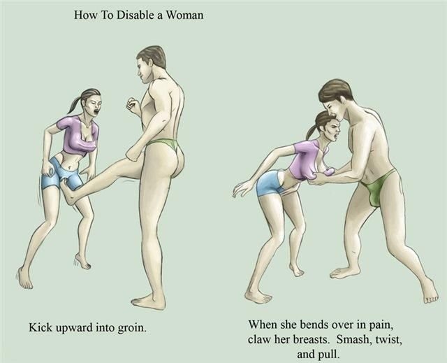 How to disable a woman