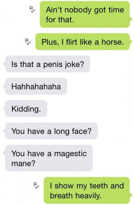 Penis jokes...