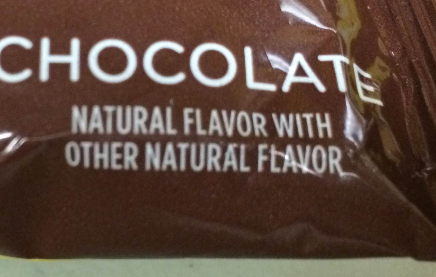 So, natural flavor then?