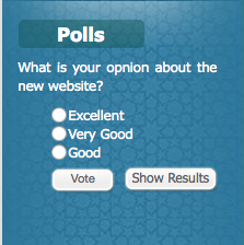 The Arab League website's poll is hilarious