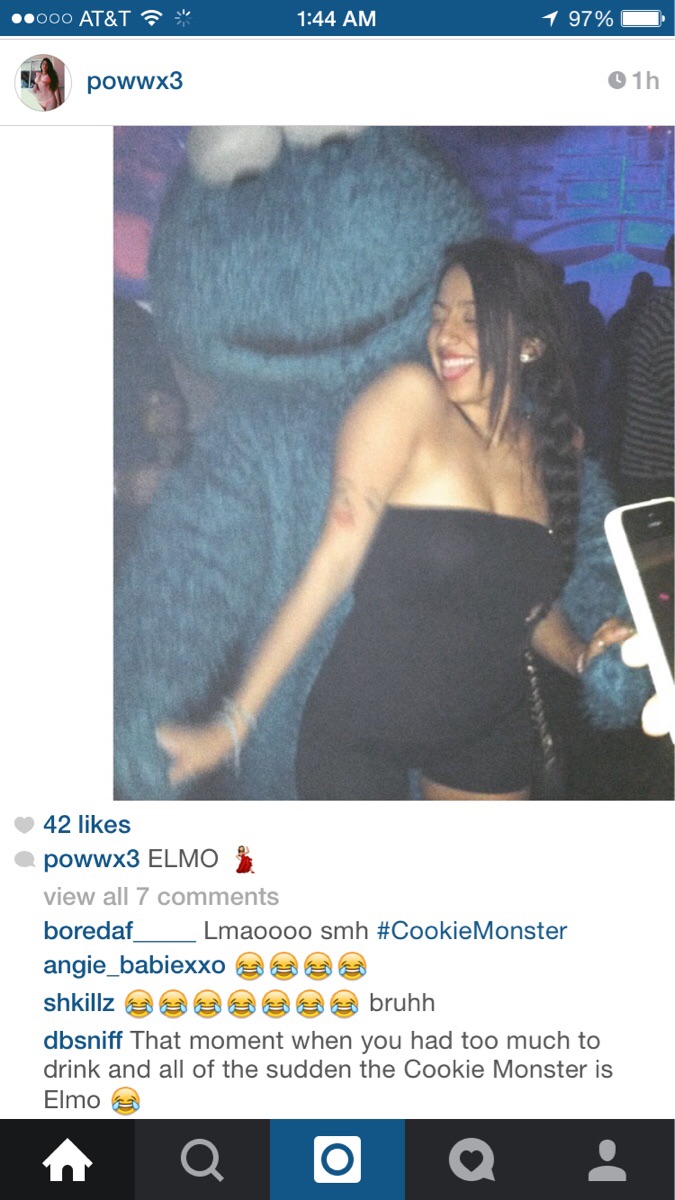"Elmo" at the club