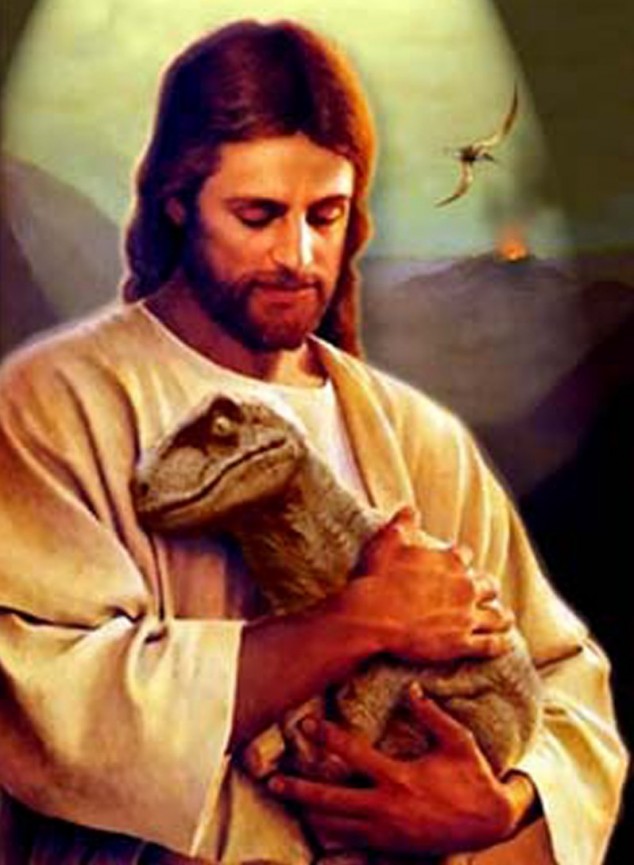 In light of the Christians against Dinosaurs, how can they neglect photos like this?