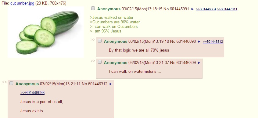 4chan proved that jesus exists