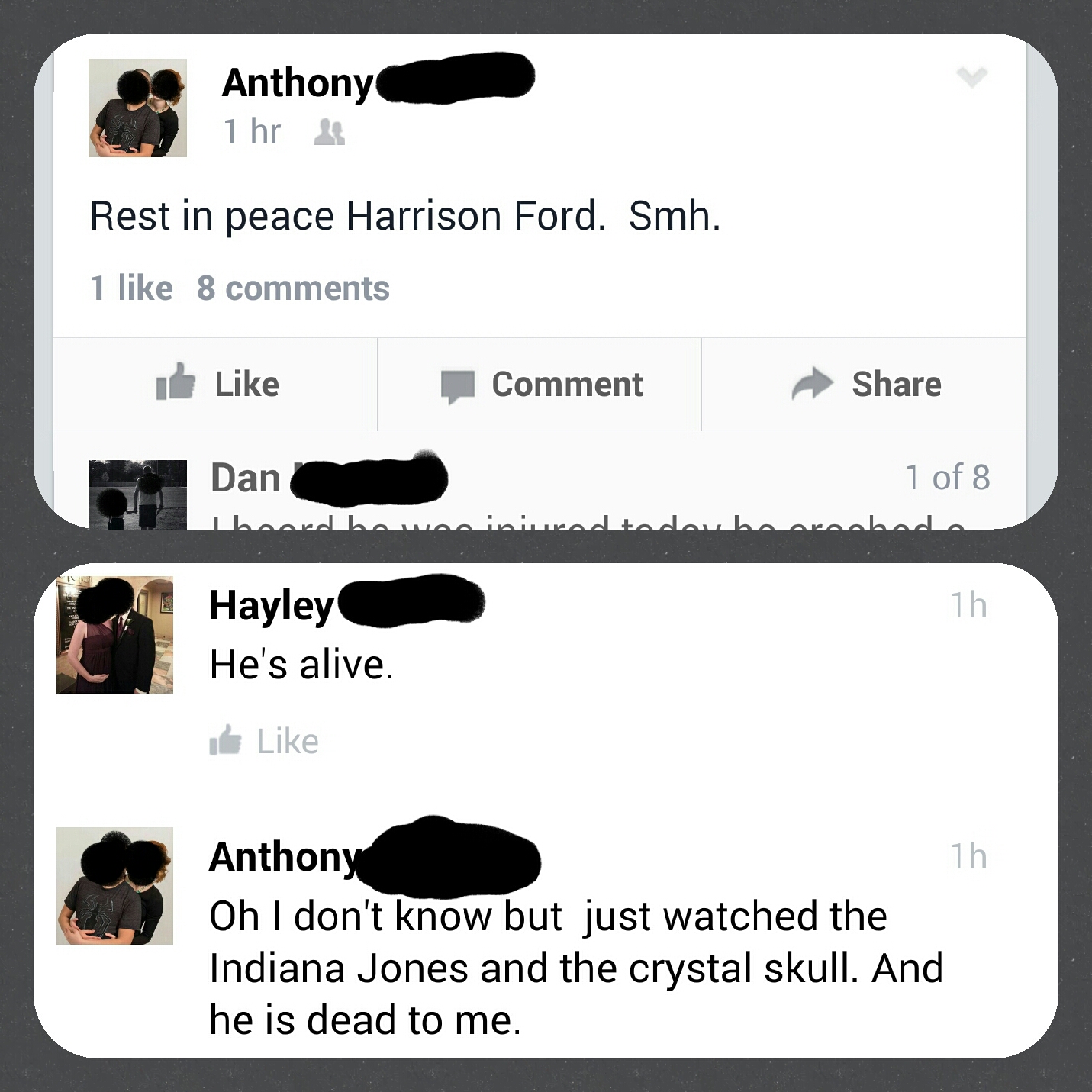 RIP Harrison Ford