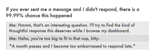 Long story short, I have no friends.