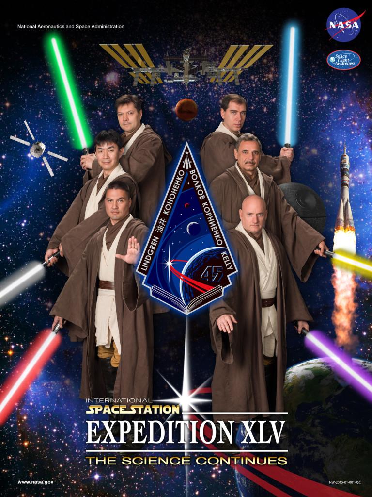 NASA published this poster for Expedition 45 to the ISS