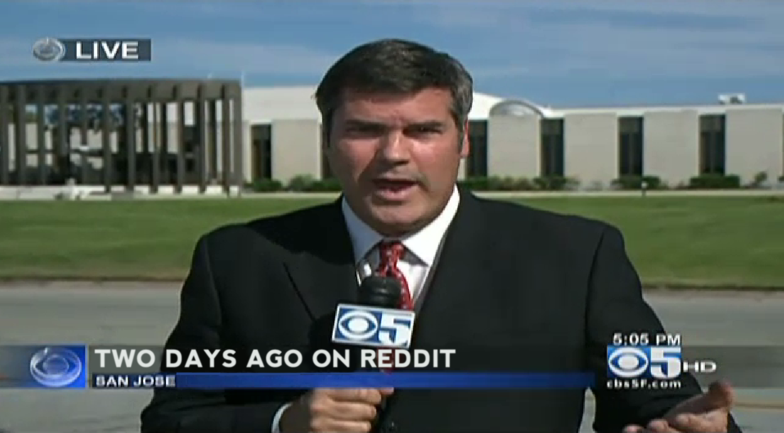 The skill of reporting the local news...
