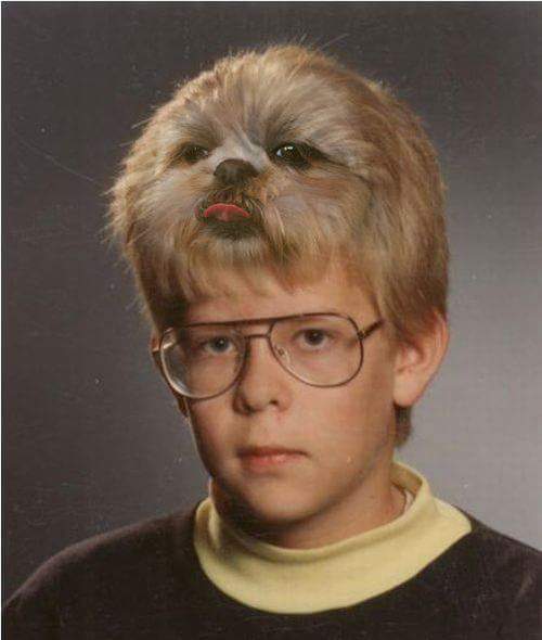 "Hook me up wit dat Chewbacca fade."