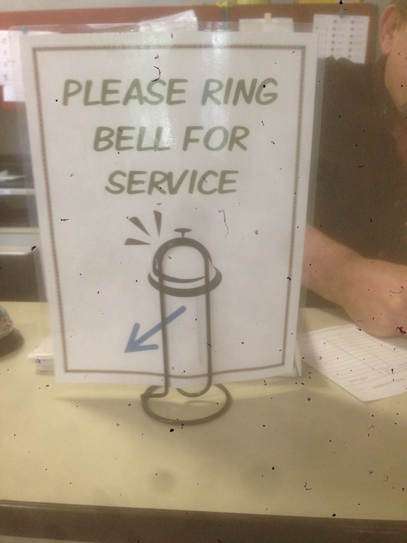 Ring bell for service