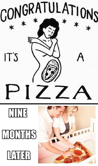 Congratulations, it's a large pepperoni, extra cheese