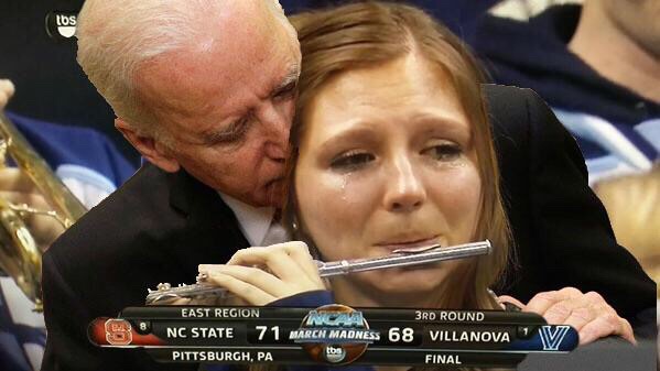 That's right... you just keep on playing. Biden's here.