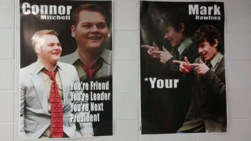 Highschool elections are getting more and more creative nowadays. I blame the internet!
