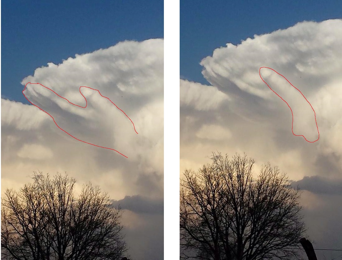 After the tornadoes today they're calling this the 'Hand of God'...or is it?