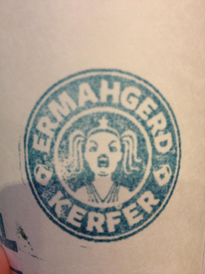 So, we got a new stamp at our cafÃ© today.
