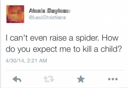 Raising a spider ain't easy either, though
