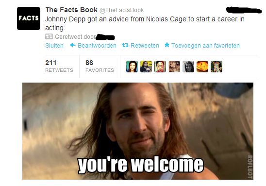 Thank you cage.