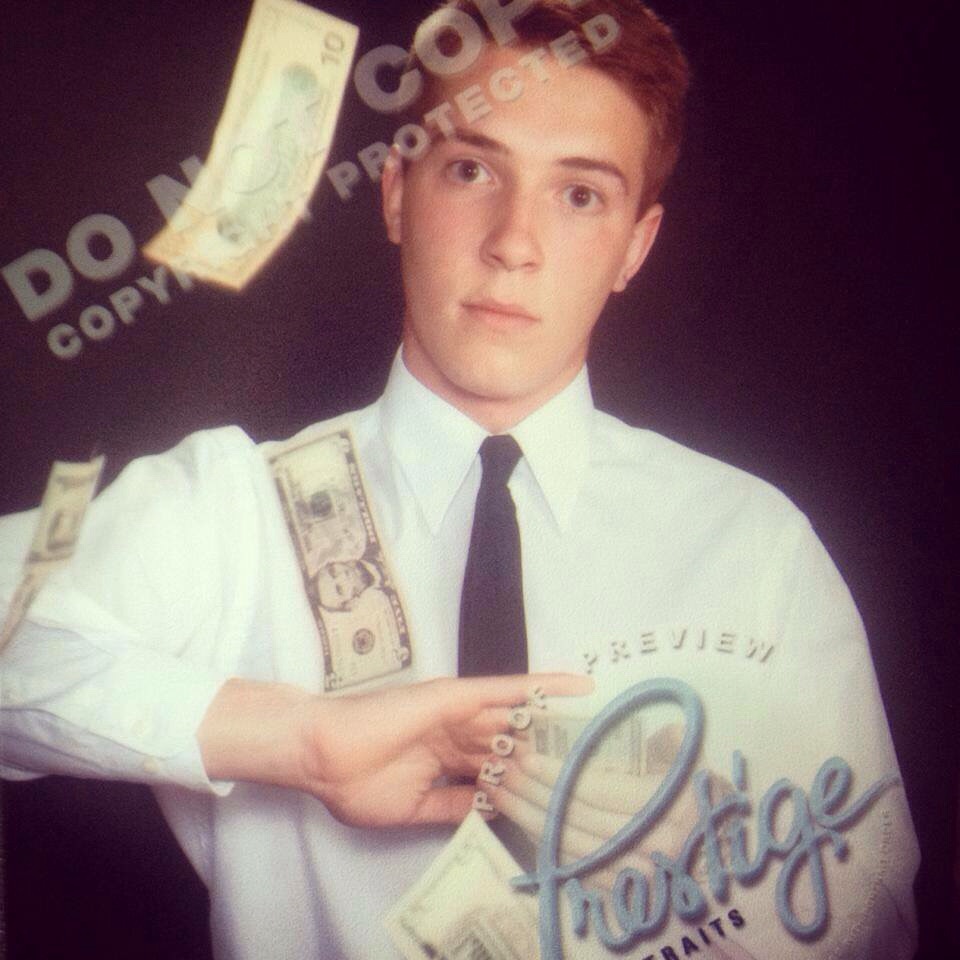 This guy's graduation picture