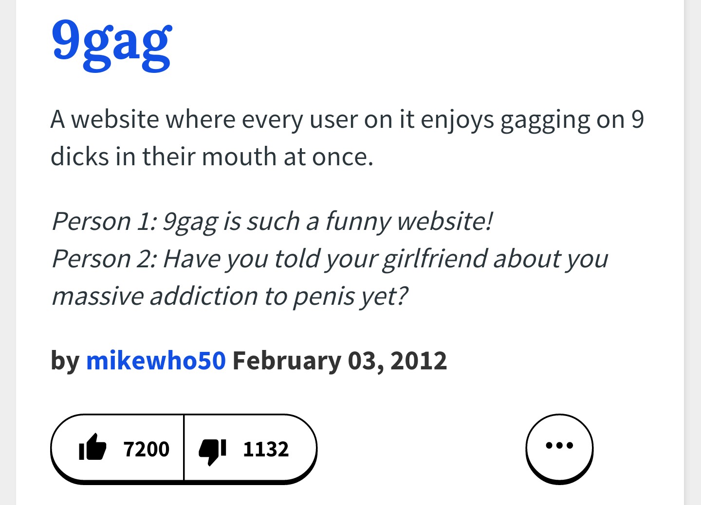 Urban dictionary's top definition of ***
