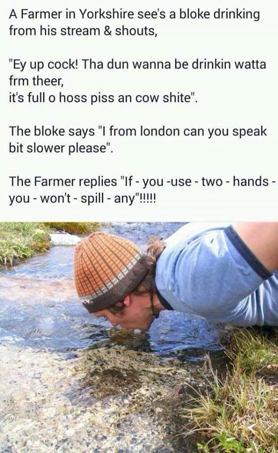 A farmer in Yorkshire.