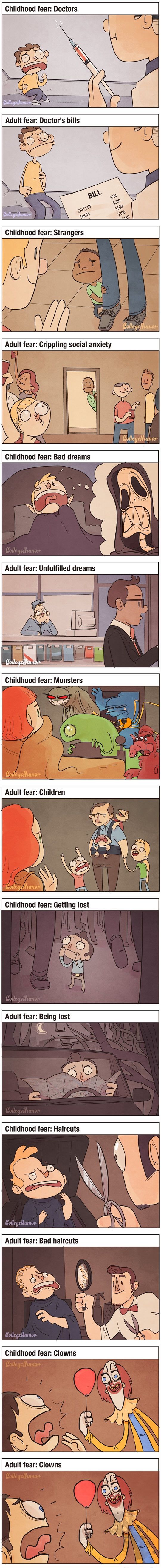 child and adult's fear ? let see