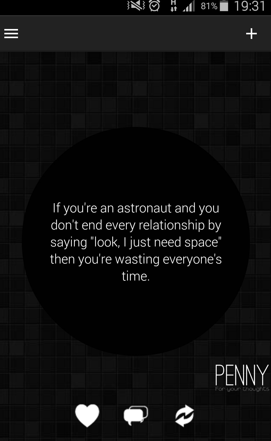 If you're an astronaut