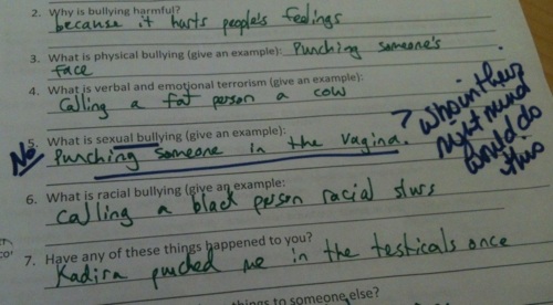 What is sexual bullying?