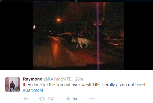 It's going down in Baltimore