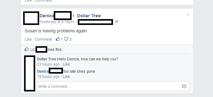 If only Dollar Tree had replied sooner.