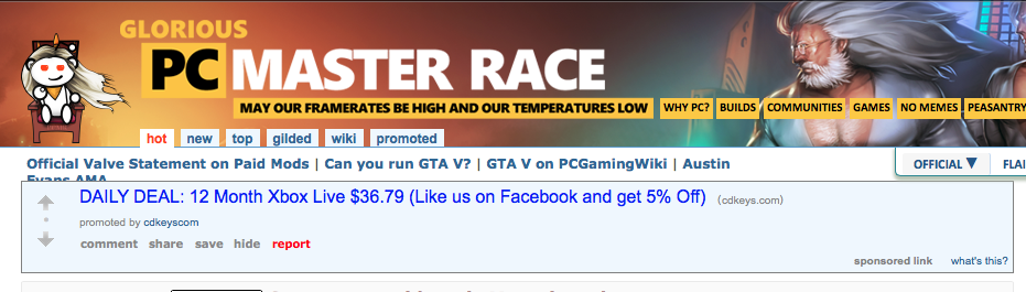 Target marketing at its finest.