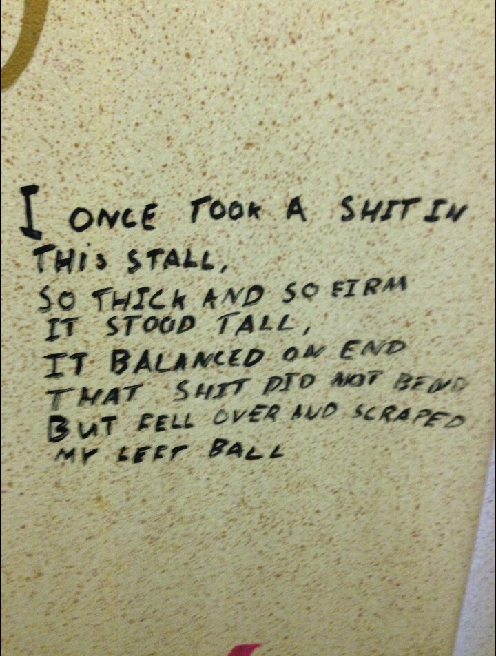 Toilet Poetry At It's Best