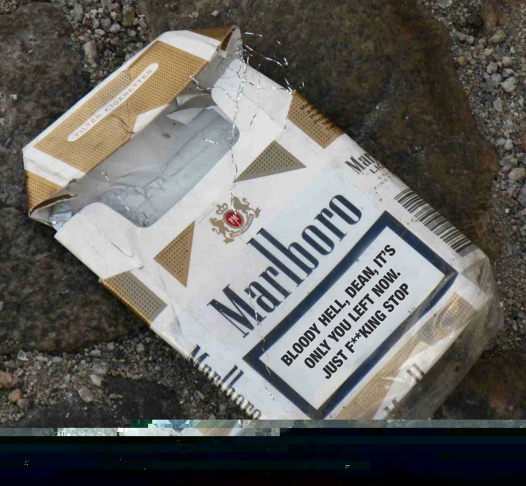 Cigarette packets in 15 years