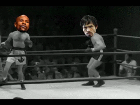I recorded some parts of the fight in Vegas