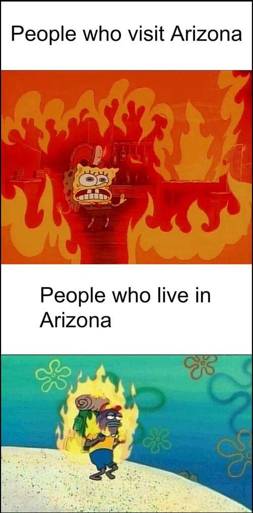 In celebration of Arizona's first 100Â° day of the season...